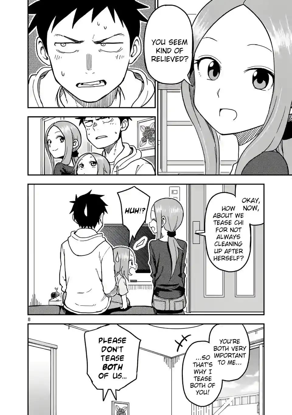 Karakai Jouzu no (Moto) Takagi-san Chapter 133 8